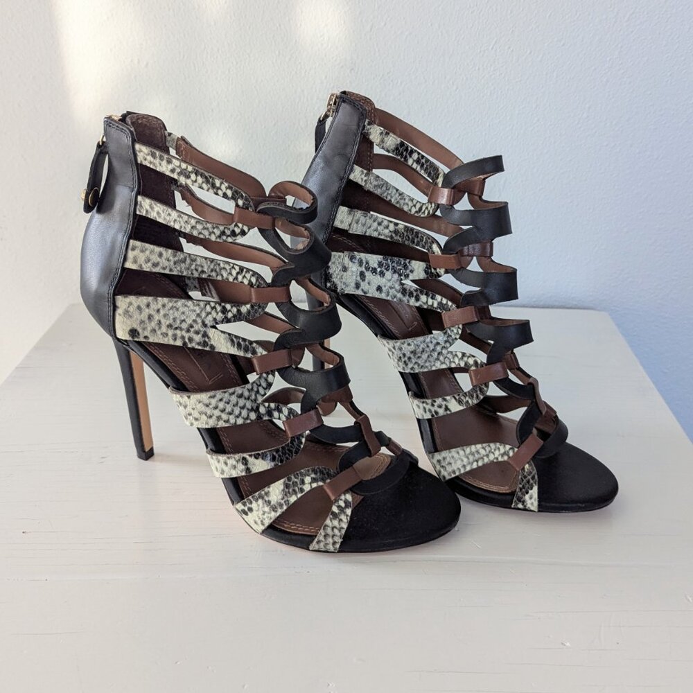 Bcbgmaxazria Valentina Python Leather Heels, 8 - image 2